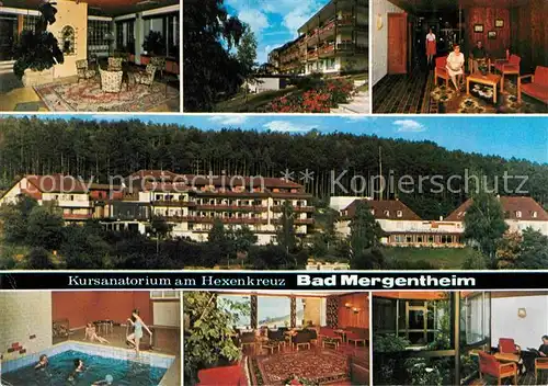 AK / Ansichtskarte Bad Mergentheim Kursanatorium am Hexenkreuz Kat. Bad Mergentheim