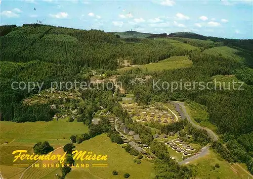 AK / Ansichtskarte Muesen Fliegeraufnahme Kat. Hilchenbach