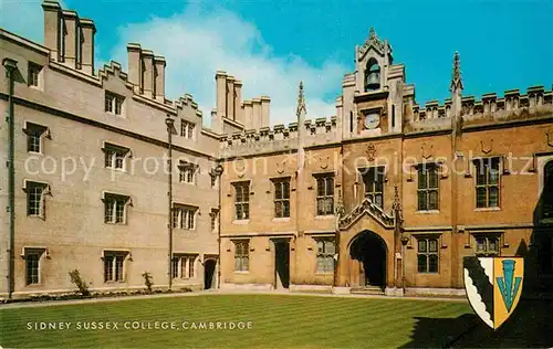 AK / Ansichtskarte Cambridge Cambridgeshire Sidney Sussex College