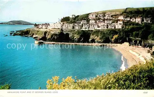 AK / Ansichtskarte Looe Hannafore Point and St Georges Island Kat. Caradon