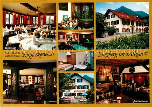 AK / Ansichtskarte Burgberg Allgaeu Restaurant Kupferkessel  Kat. Burgberg i.Allgaeu