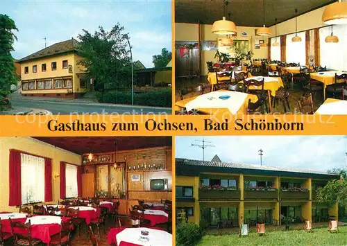 AK / Ansichtskarte Langenbruecken Bad Schoenborn Gasthaus zum Ochsen 