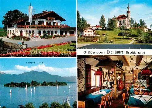 AK / Ansichtskarte Breitbrunn Chiemsee Gasthof Koniwirt  Kat. Breitbrunn a.Chiemsee