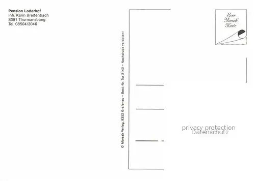 AK / Ansichtskarte Thurmansbang Pension Loderhof  Kat. Thurmansbang