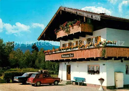 AK / Ansichtskarte Bernau Chiemsee Restaurant Haus am See  Kat. Bernau a.Chiemsee