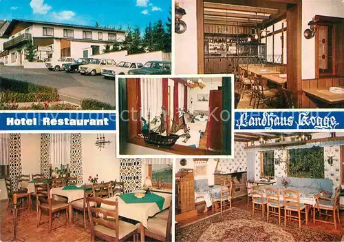 AK / Ansichtskarte Bad Marienberg Hotel Restaurant Landhaus Kogge
