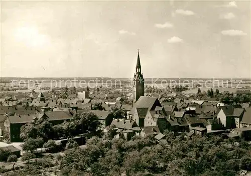 AK / Ansichtskarte Graefenhainichen Panorama Kirche Kat. Graefenhainichen