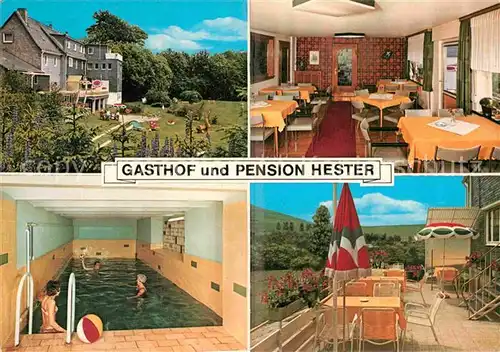 AK / Ansichtskarte Nuttlar Gasthof Pension Hester Kat. Bestwig