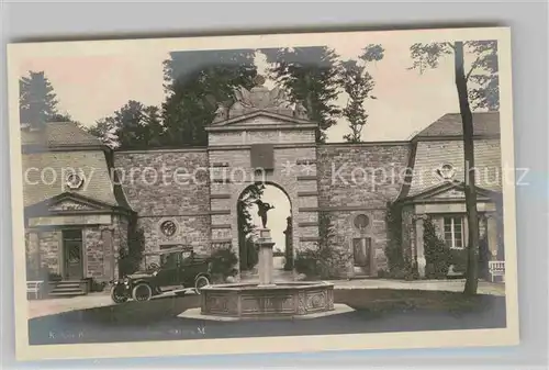 AK / Ansichtskarte Baden Baden Kurhaus Buehlerhoehe Brunnen Eingang Kat. Baden Baden