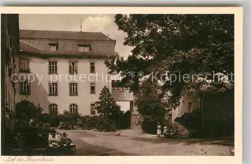 AK / Ansichtskarte Buehl Baden Kreispflegeanstalt Hub Hof des Frauenbaues Kat. Buehl