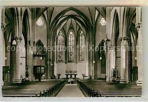 AK / Ansichtskarte Buehl Baden Kath Kirche Inneres Kat. Buehl