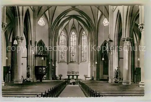 AK / Ansichtskarte Buehl Baden Kath Kirche Inneres Kat. Buehl