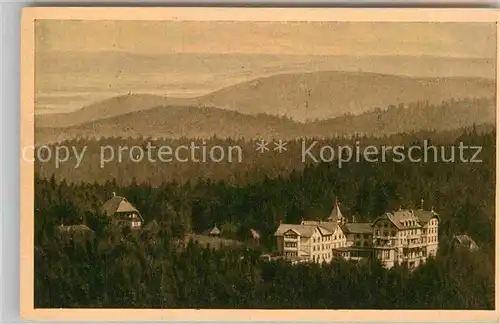 AK / Ansichtskarte Buehlertal Kurhaus Hundseck Kat. Buehlertal