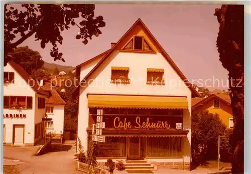 AK / Ansichtskarte Buehlertal Cafe Schnurr Kat. Buehlertal
