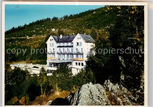 AK / Ansichtskarte Buehlertal Hotel Wiedenfelsen Kat. Buehlertal