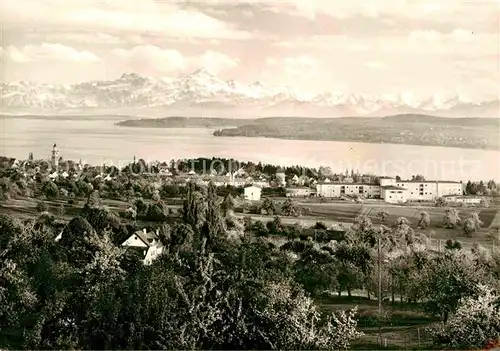 AK / Ansichtskarte ueberlingen Bodensee Schweizer Alpen Kat. ueberlingen