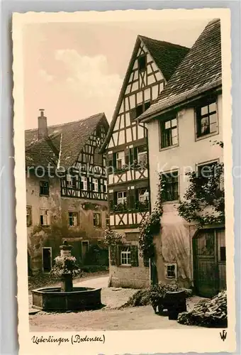 AK / Ansichtskarte ueberlingen Bodensee Brunnen Stadtansicht Kat. ueberlingen