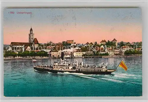 AK / Ansichtskarte ueberlingen Bodensee Faehrschiff Kat. ueberlingen
