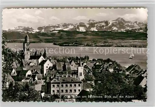 AK / Ansichtskarte ueberlingen Bodensee Alpen Kat. ueberlingen