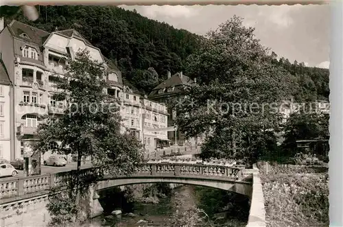 AK / Ansichtskarte Wildbad Schwarzwald Enzbruecke Kat. Bad Wildbad