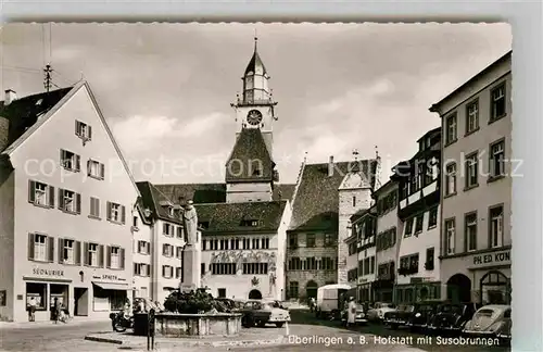 AK / Ansichtskarte ueberlingen Bodensee Hofstatt Susobrunnen Muenster Kat. ueberlingen