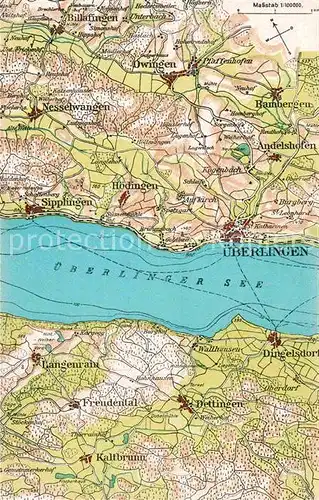 AK / Ansichtskarte ueberlingen Bodensee Tourenkarte Dingelsdorf Kat. ueberlingen