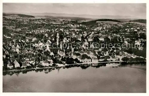 AK / Ansichtskarte ueberlingen Bodensee Fliegeraufnahme Muenster Faehre Kat. ueberlingen