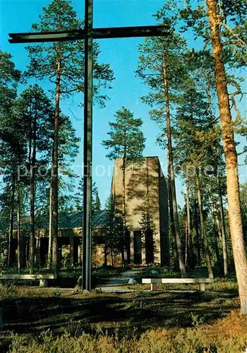 AK / Ansichtskarte Lappland Lapland Norvajaervi Deutscher Soldatenfriedhof Kat. Rovaniemi
