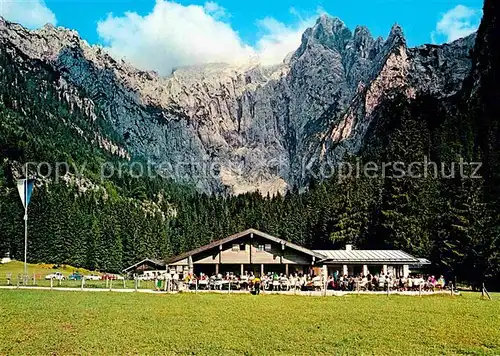 AK / Ansichtskarte Scharitzkehlalm mit Hohe Goell Kat. Berchtesgaden