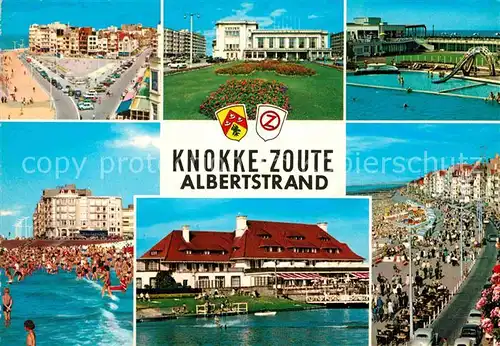 AK / Ansichtskarte Knokke Zoute Albertstrand