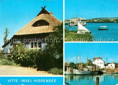 AK / Ansichtskarte Insel Hiddensee Hafen  Kat. Insel Hiddensee