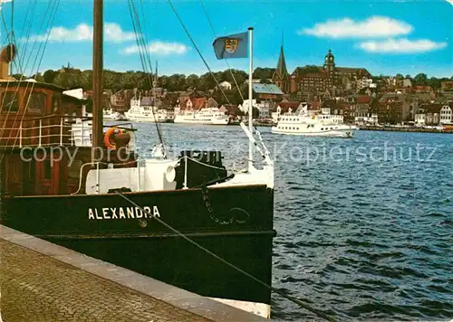 AK / Ansichtskarte Flensburg Hafen Kat. Flensburg