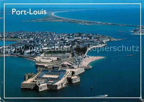 AK / Ansichtskarte Port Louis Fliegeraufnahme Kat. Port Louis