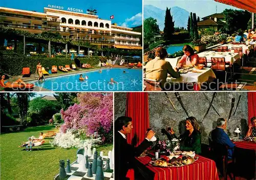 AK / Ansichtskarte Ascona Lago Maggiore Hotel 