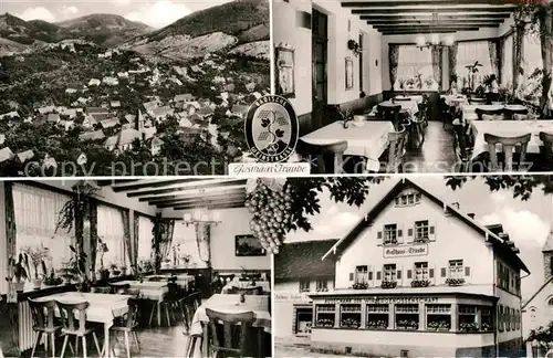 AK / Ansichtskarte Buehl Baden Weinort Eisental Gasthaus Traube Kat. Buehl