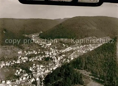 AK / Ansichtskarte Calmbach Enz Fliegeraufnahme Kat. Bad Wildbad