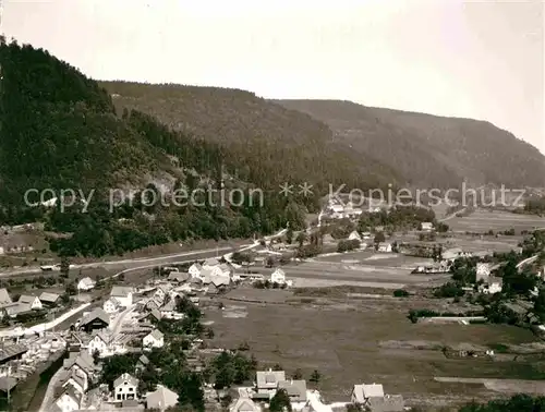 AK / Ansichtskarte Calmbach Enz Fliegeraufnahme Kat. Bad Wildbad