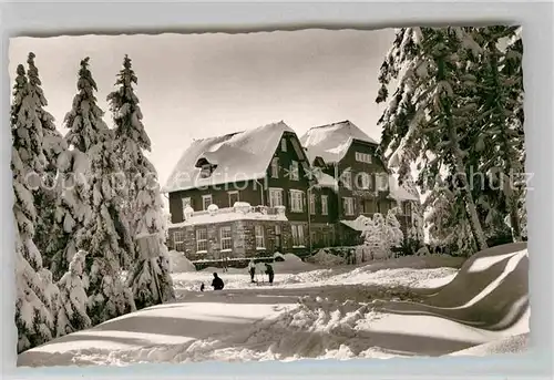 AK / Ansichtskarte Unterstmatt Hoehenhotel Skilift Winter Kat. Sasbach