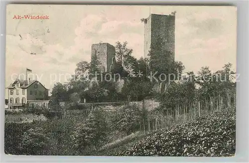 AK / Ansichtskarte Windeck Hinterzarten Burg Ruine Alt Windeck