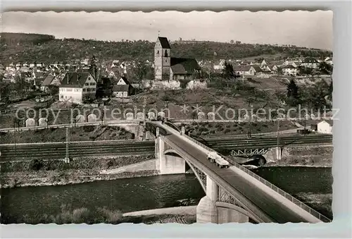 AK / Ansichtskarte Plochingen Bruecke Panorama Kat. Plochingen