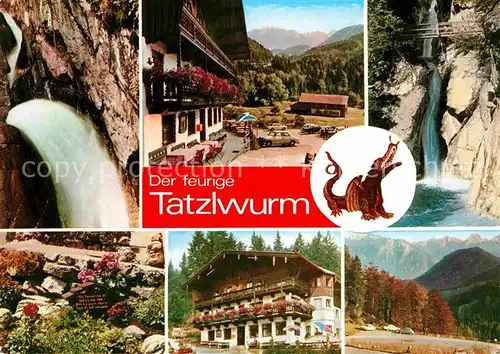 AK / Ansichtskarte Bayrischzell Gasthof zum feurigen Tatzlwurm Kat. Bayrischzell