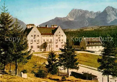 AK / Ansichtskarte Klais Evangelisches Hochgebirgs Erholungsheim Schloss Kranzbach Kat. Kruen