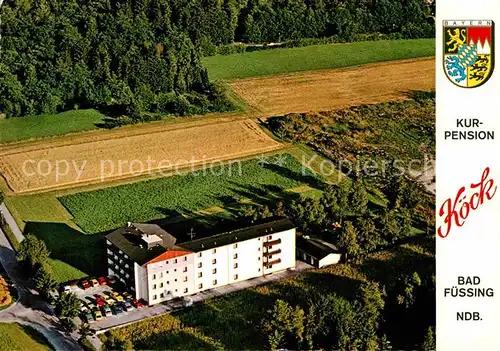 AK / Ansichtskarte Bad Fuessing Fliegeraufnahme Kurpension Kat. Bad Fuessing