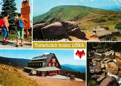 AK / Ansichtskarte Krkonose Turistika trasa Liska Kat. Polen