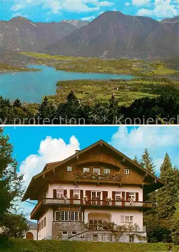 AK / Ansichtskarte Bad Wiessee Fliegeraufnahme Ferienheim der Landeszentralbank Kat. Bad Wiessee