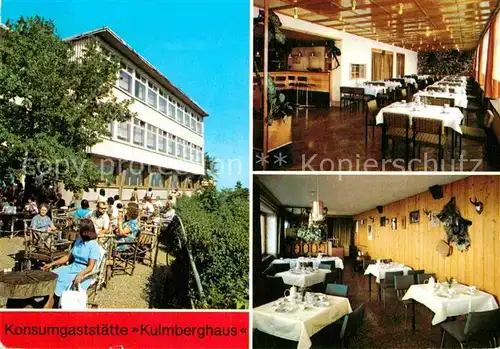 AK / Ansichtskarte Saalfeld Saale Gaststaette Klumberghaus Kat. Saalfeld