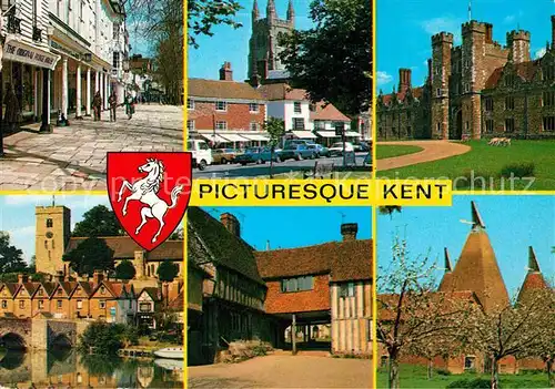 AK / Ansichtskarte Kent Tunbridge Wells Tenterden Knole Aylesford Penshurst Oasts