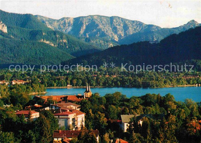 Ak Ansichtskarte Tegernsee Mit Schlosskirche Und Blauberge Kat Tegernsee Nr Kc10029 Oldthing Ansichtskarten Bayern