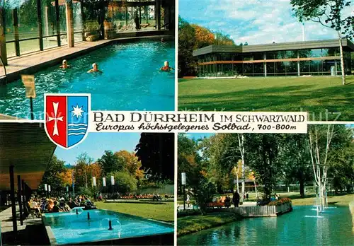 AK / Ansichtskarte Bad Duerrheim Solbad Kurhaus Kurpark Kat. Bad Duerrheim