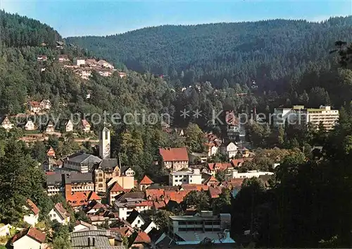 AK / Ansichtskarte Triberg Schwarzwald Panorama Kat. Triberg im Schwarzwald